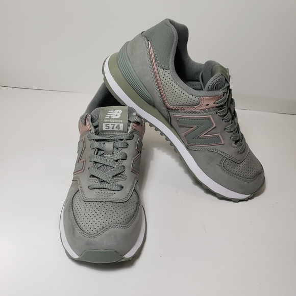new balance pink and gray